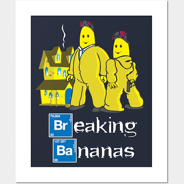 Breaking Bananas Wall Art by Daletheskater